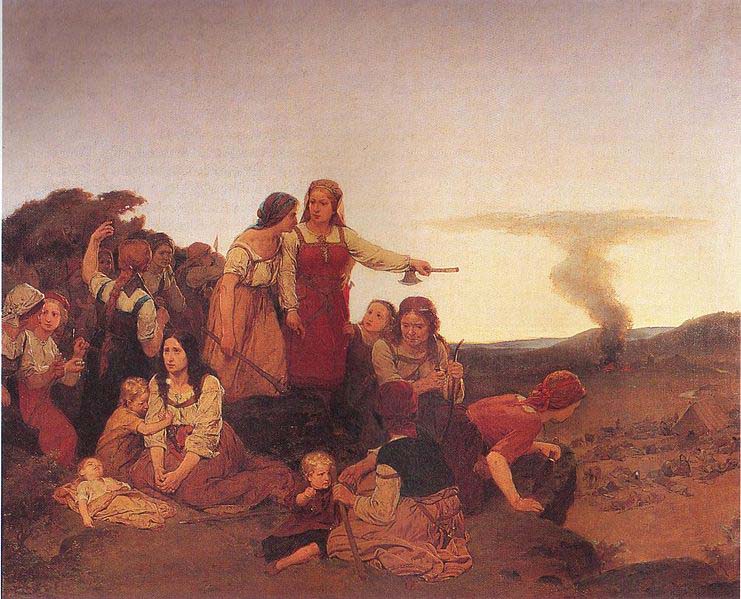 august malmstrom Blenda advises the women of Varend to revenge the pillaging of the Danes